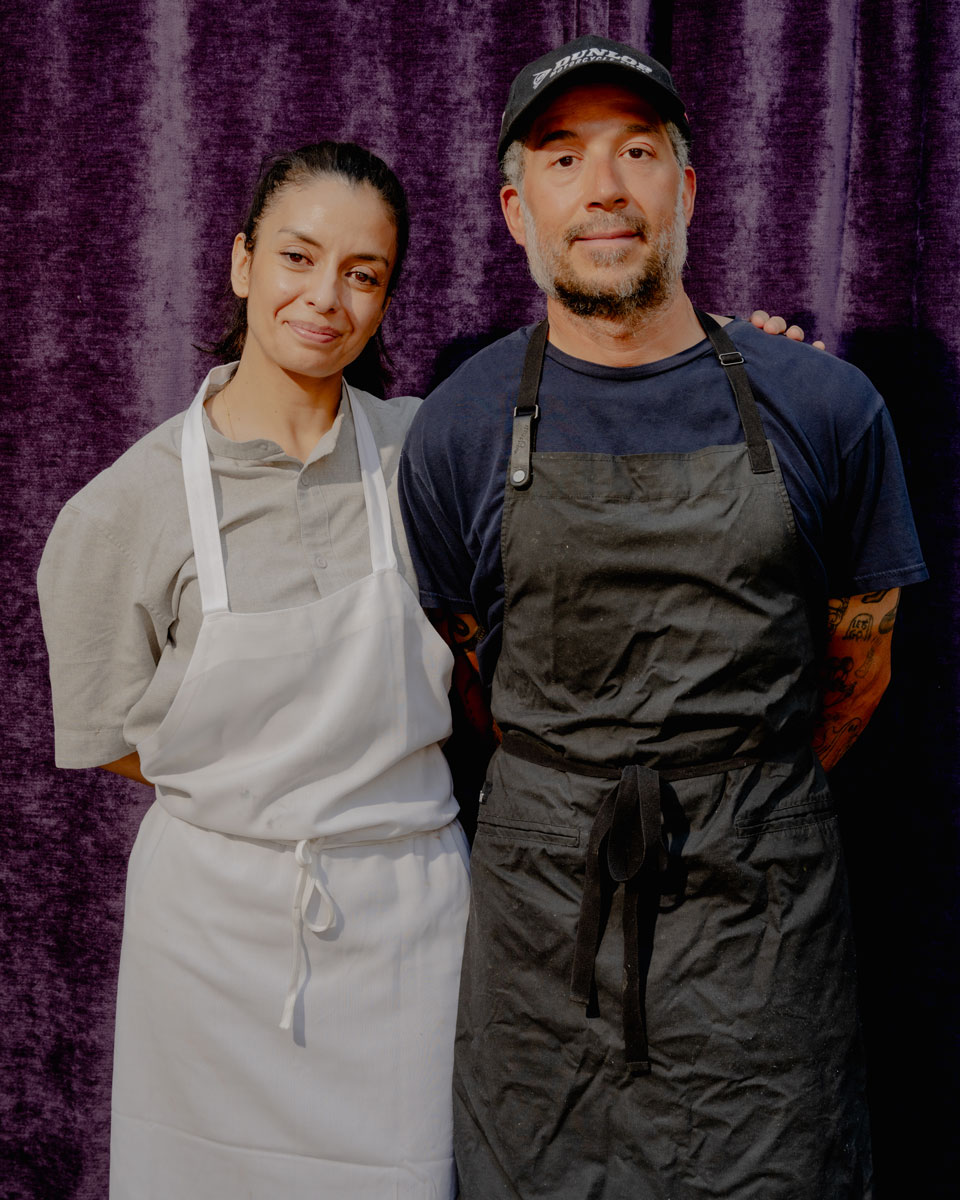 Chefs Carlo Mirarchi and Victoria Blamey
