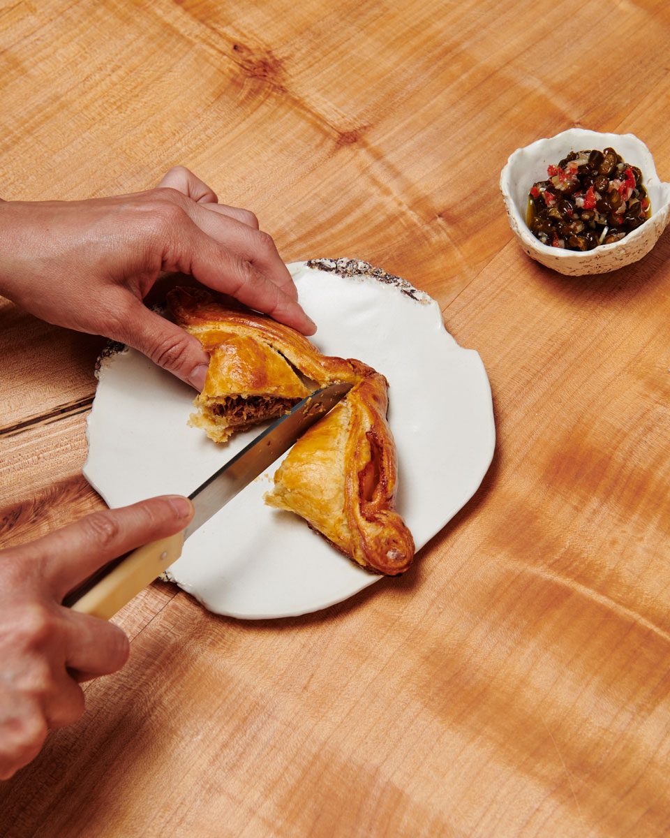 Crab empanada