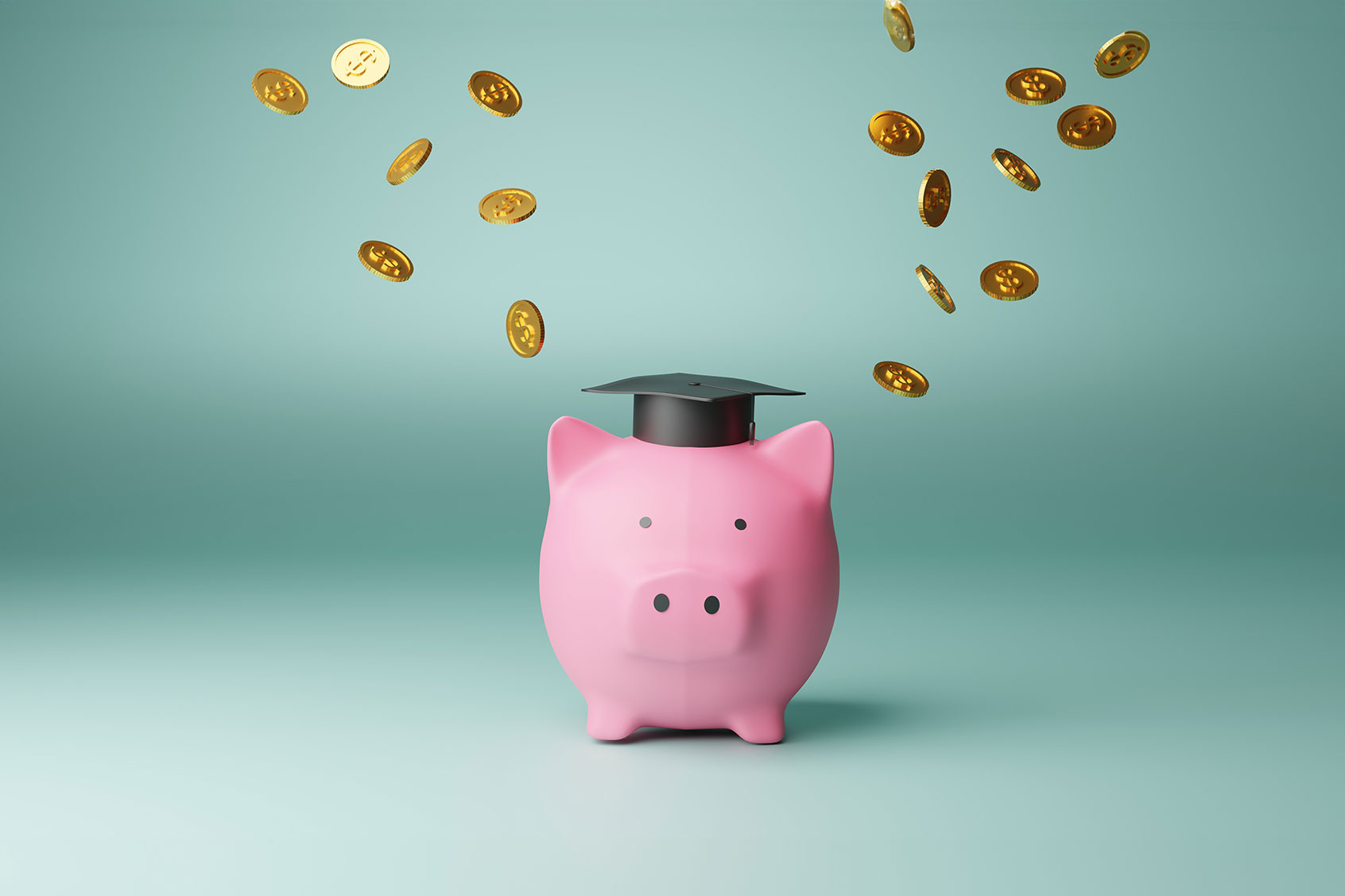 Student loan and piggy bank, concept (Getty Images/Wong Yu Liang)