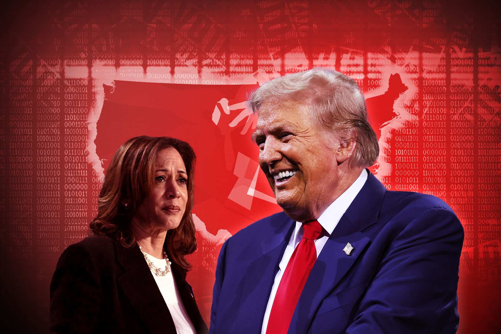 Donald Trump and Kamala Harris (Photo illustration by Salon/Getty Images)