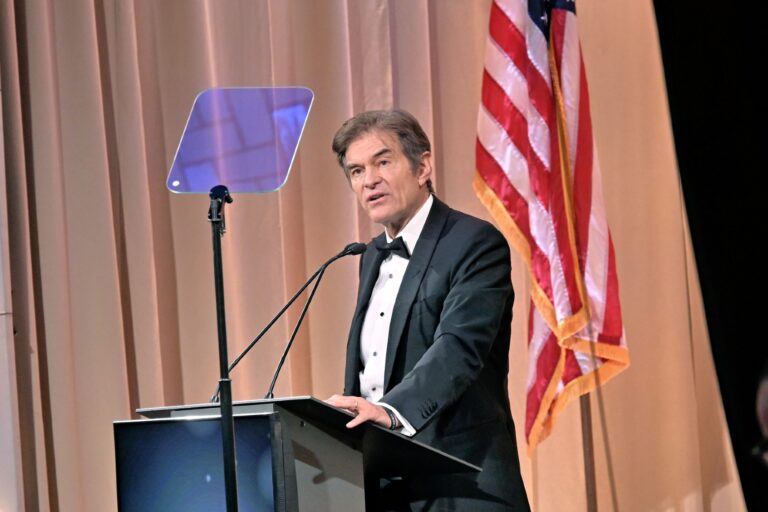 Dr. Mehmet Oz attends Ellis Island Medals Of Honor Ceremony at Ellis Island on May 18, 2024 in New York City. (Chance Yeh/Getty Images)