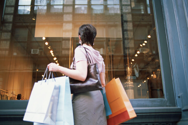 Woman Window Shopping (Getty Images/Sean Justice)