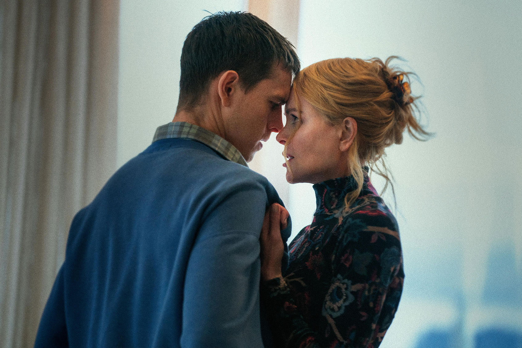 Harris Dickinson and Nicole Kidman in "Babygirl" (Courtesy of A24/Niko Tavernise)