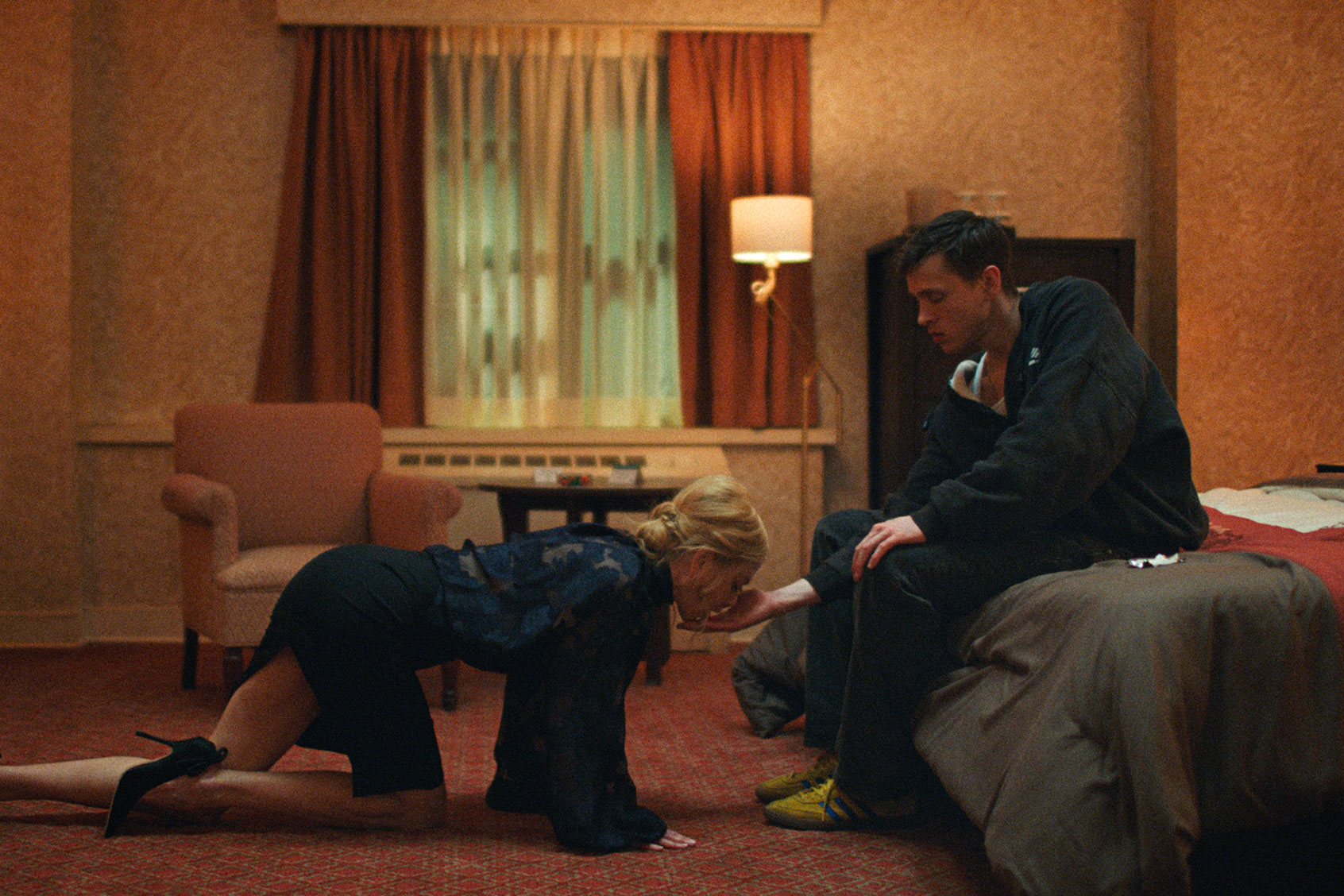 Nicole Kidman and Harris Dickinson in "Babygirl" (A24)