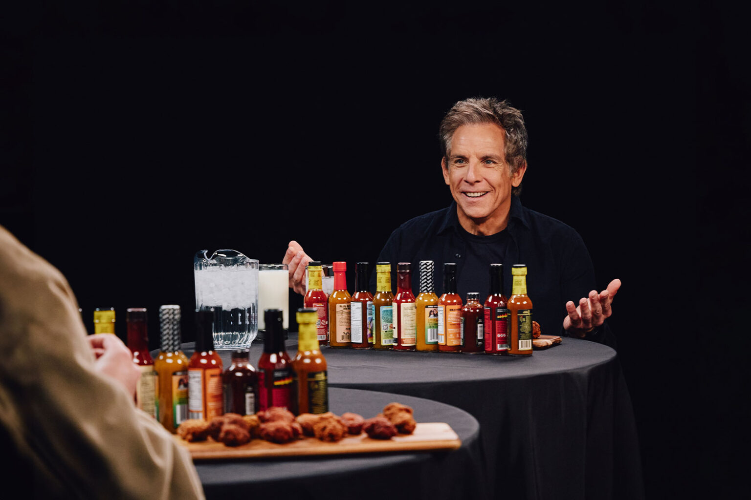 “Hot Ones” finale Ben Stiller defends “Zoolander 2” — and a scene cut