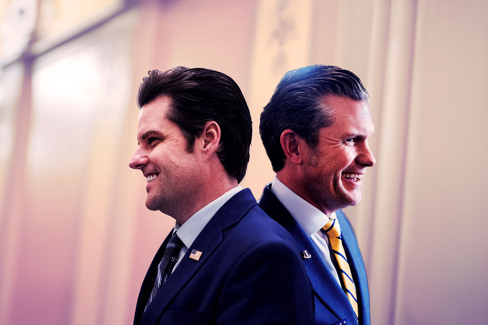 Matt Gaetz and Pete Hegseth (Photo illustration by Salon/Getty Images)