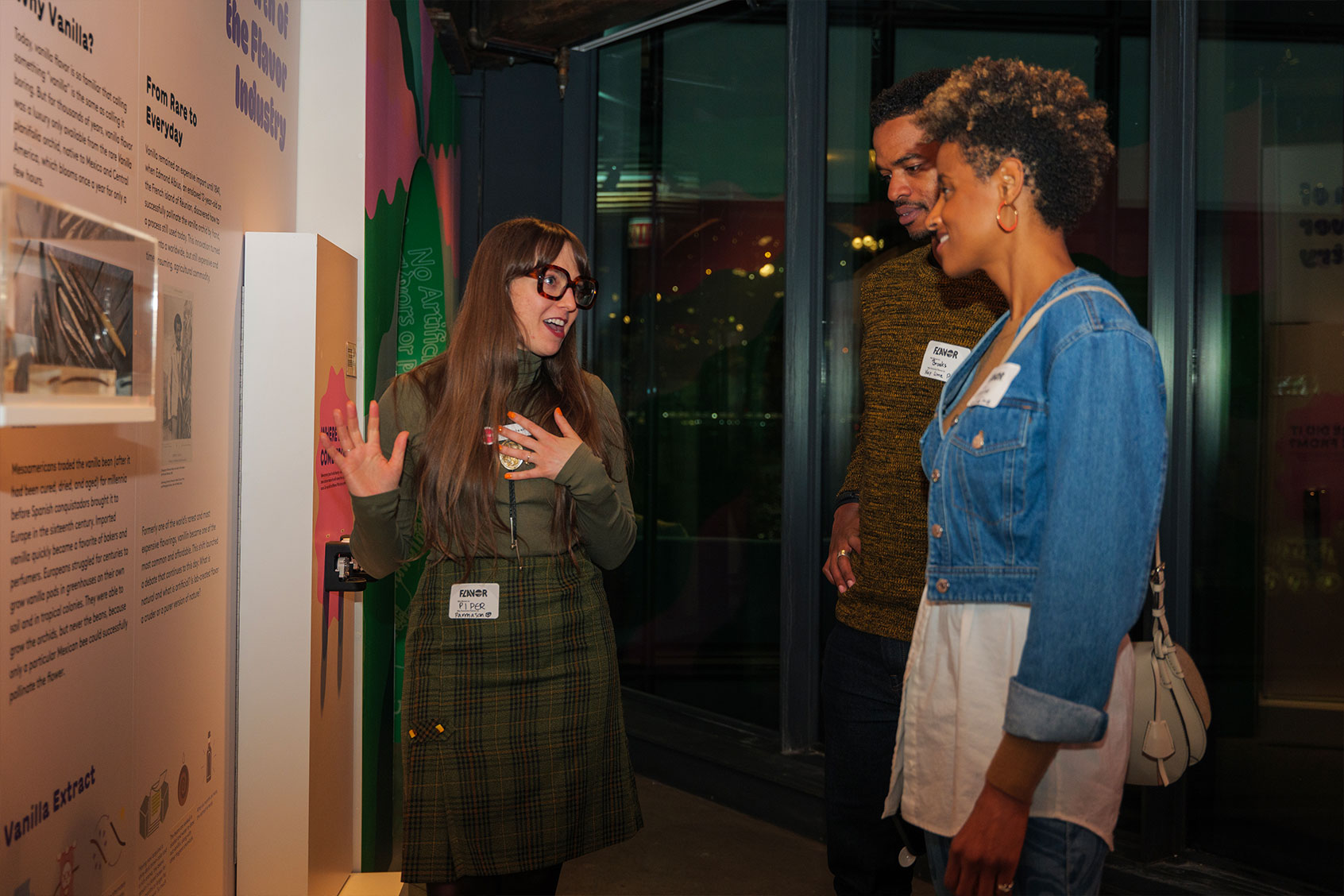 Visitors at the Museum of Food and Drink