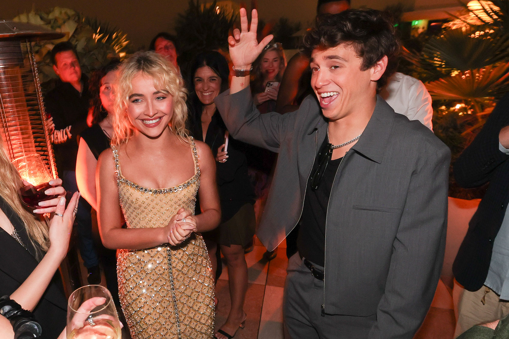 Sabrina Carpenter and Marcello Hernandez at the Variety Power of Young Hollywood Event at the Santa Monica Proper Hotel on August 8, 2024 in Santa Monica, California. (Christopher Polk/Variety via Getty Images)
