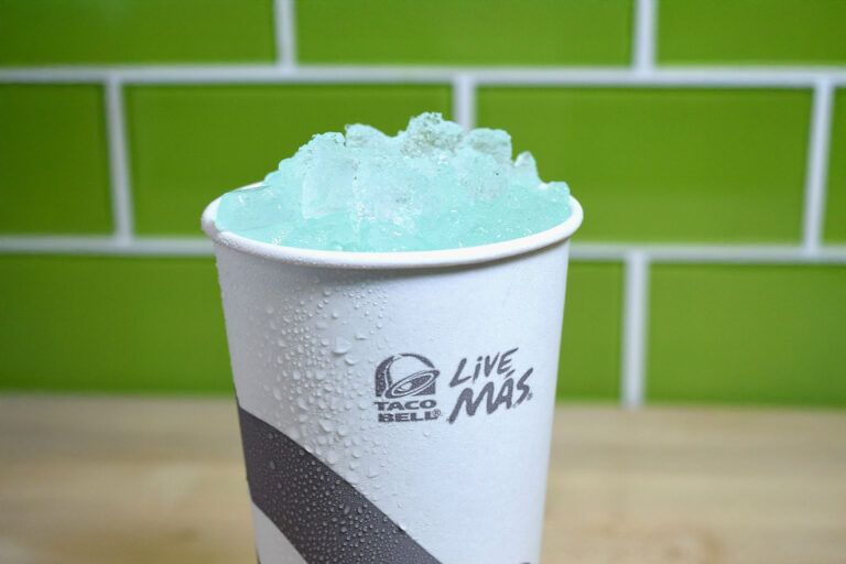 The Mountain Dew Baja Blast from Taco Bell. (Joshua Blanchard/Getty Images for Taco Bell)