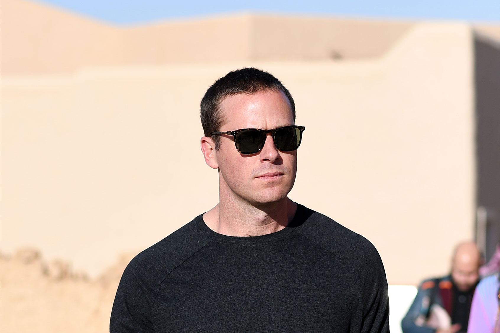 Armie Hammer attends the MDL Beast Festival Lunch at the historical city of Diriyah on December 21, 2019 in Riyadh, Saudi Arabia. (Daniele Venturelli/Daniele Venturelli/Getty Images)