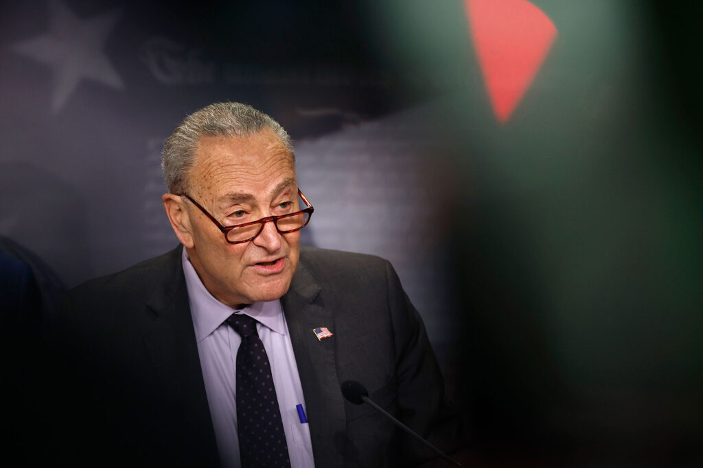 Democratic governors urge Schumer to fight back harder against Trump ...
