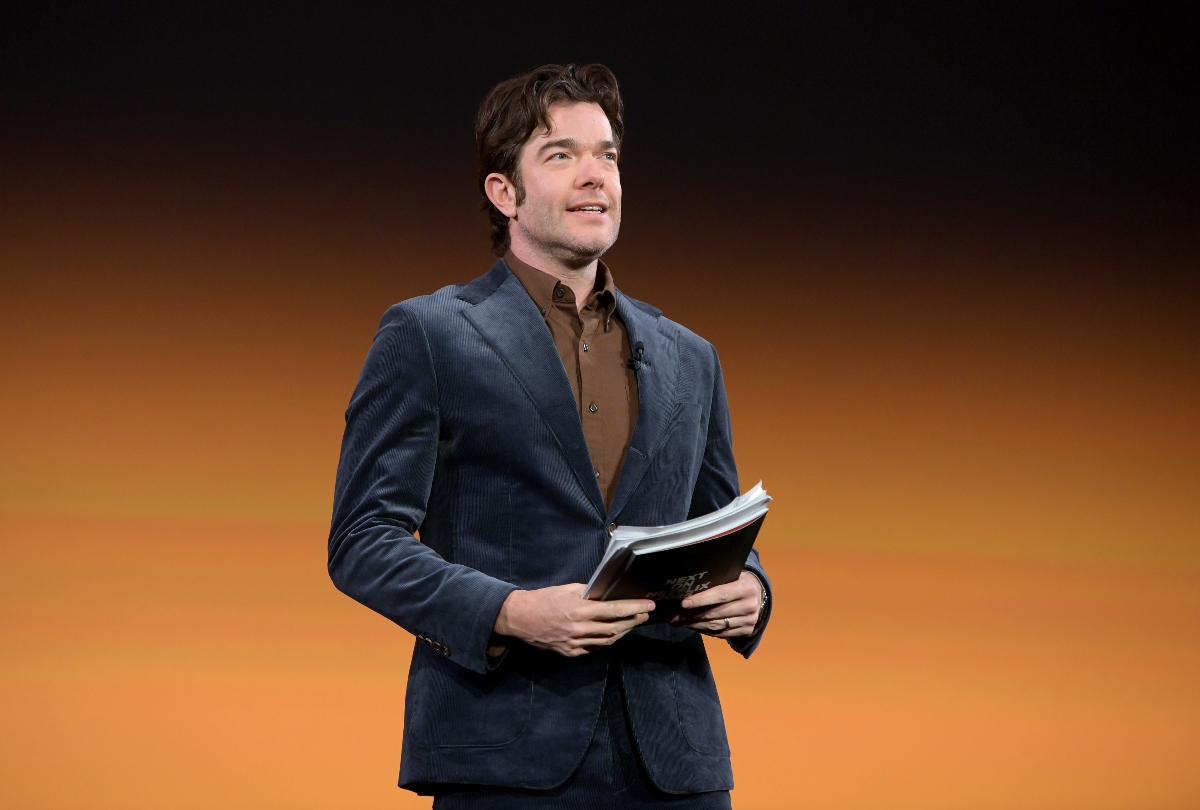 Comedian John Mulaney presents "Everybody's Live" weekly series at Next on Netflix event at the Egyptian Theatre in Hollywood, California on January 29, 2025 (Netflix)