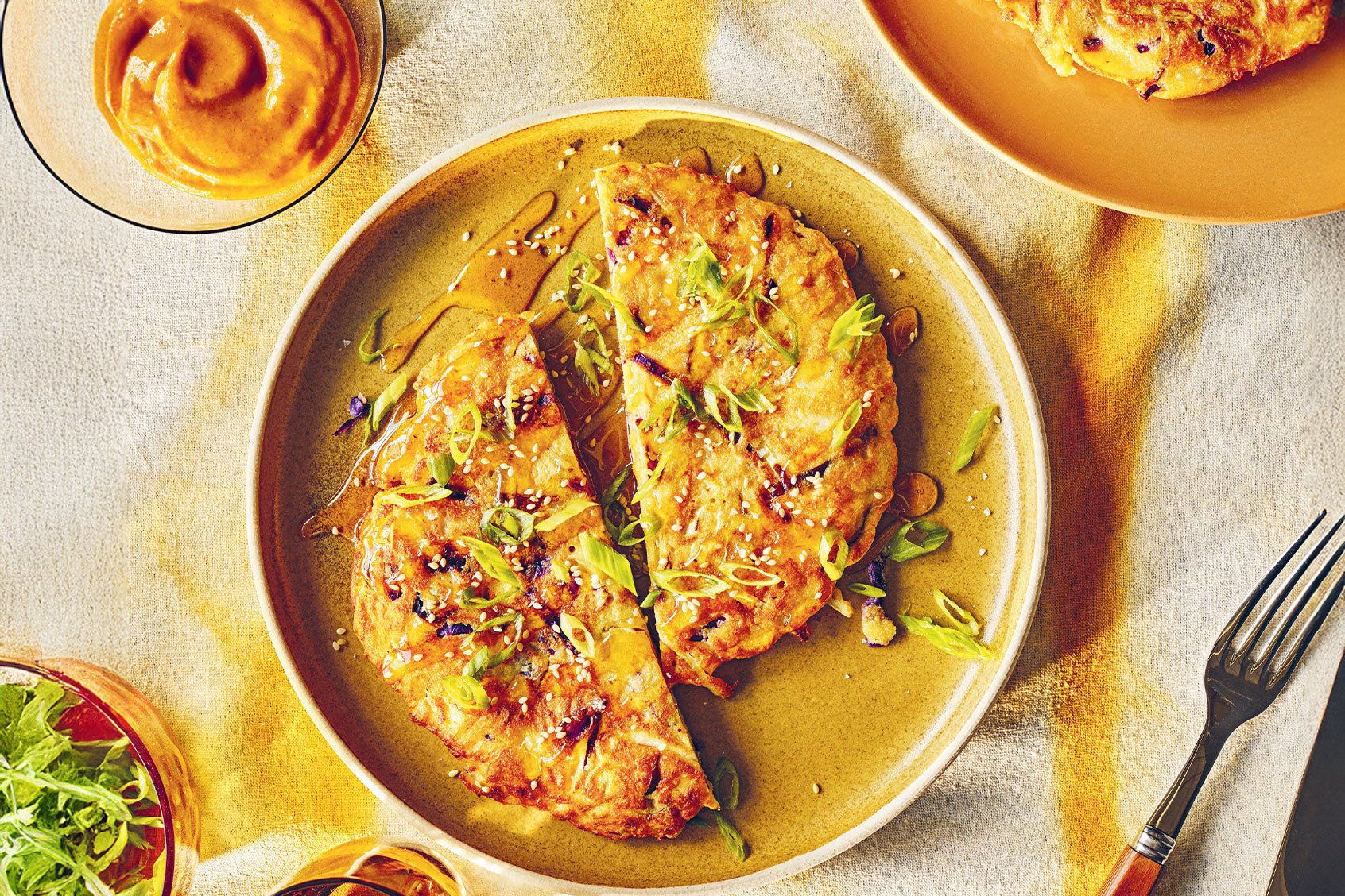 Cabbage and Mushroom Pancakes (Photo by Johnny Autry)