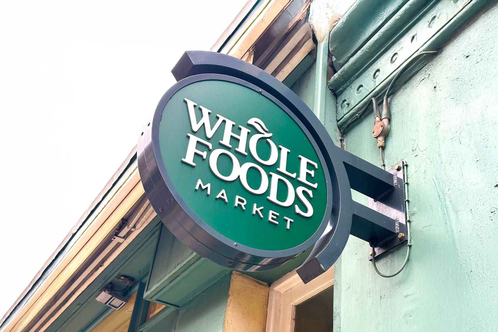 Whole Foods Market external store sign (Peter Dazeley/Getty Images)