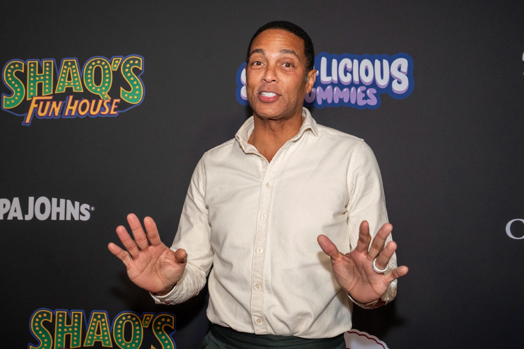 American television journalist Don Lemon arrives at Shaq's Fun House at Mardi Gras World on February 7, 2025, in New Orleans, Louisiana. (Skip Bolen/Getty Images)