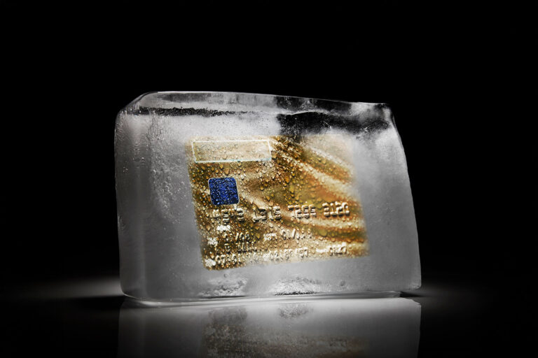 Freezing your credit card (Getty Images/Andrew Bret Wallis)