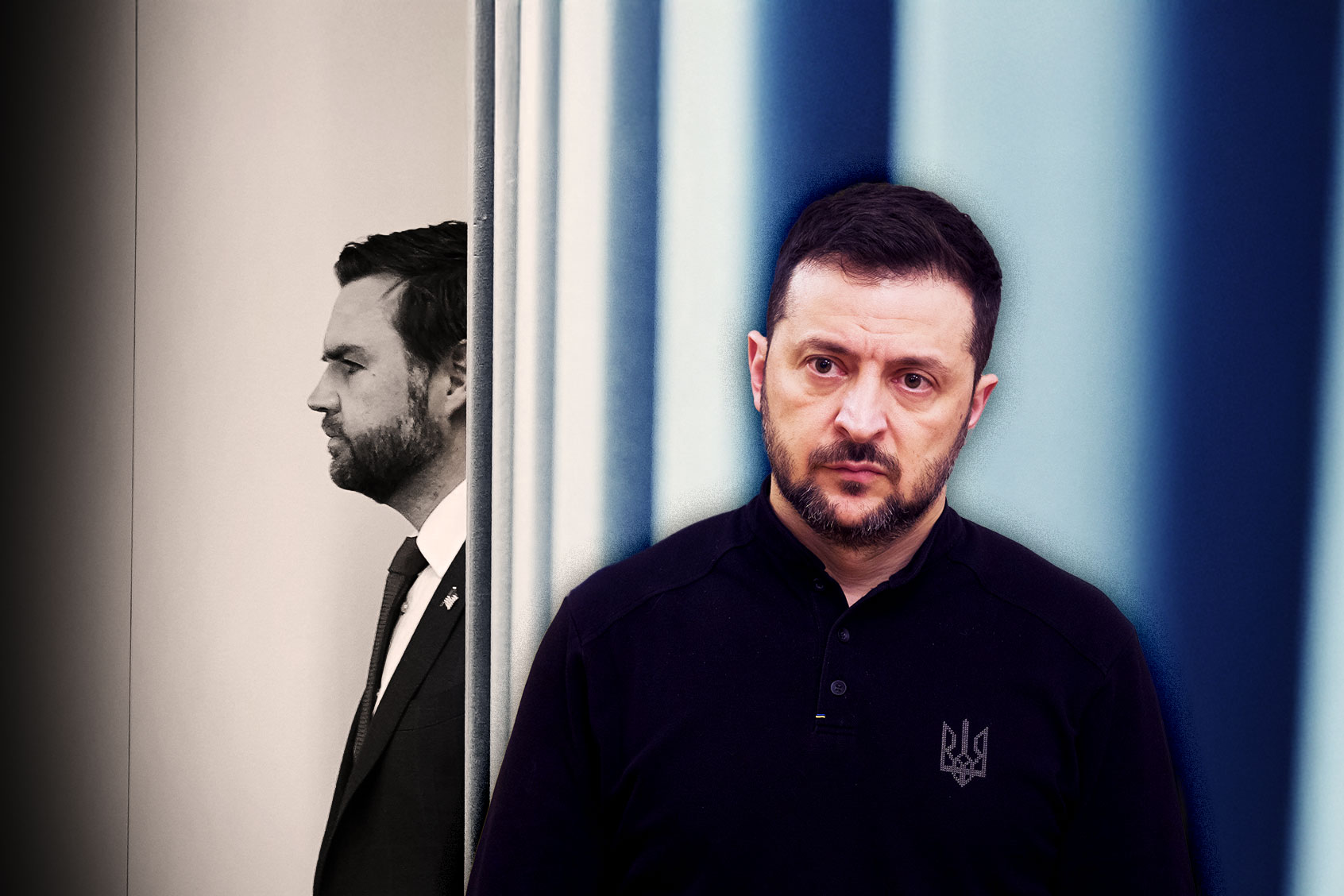 JD Vance and Volodymyr Zelenskyy (Photo illustration by Salon/Getty Images)