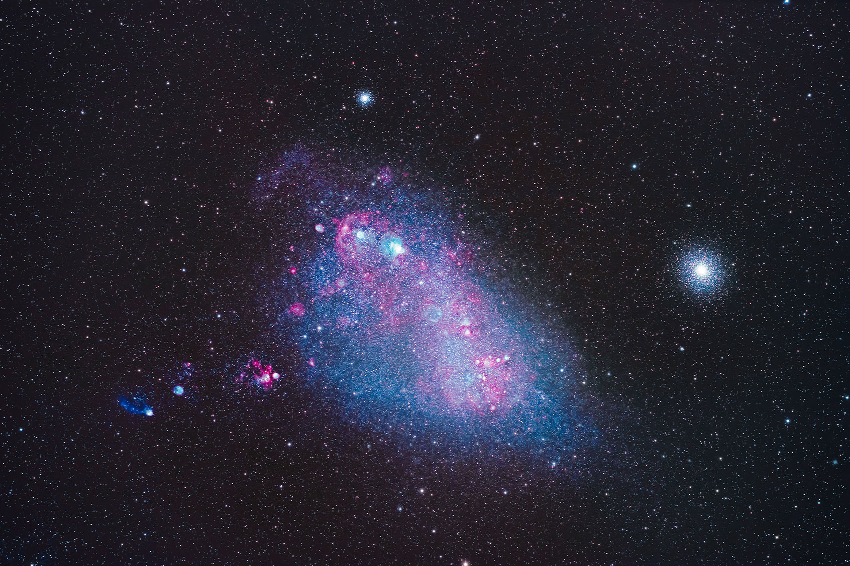 The Small Magellanic Cloud, a member of the Local Group of galaxies and a companion of our Milky Way Galaxy. (Alan Dyer/VWPics/Universal Images Group via Getty Images)