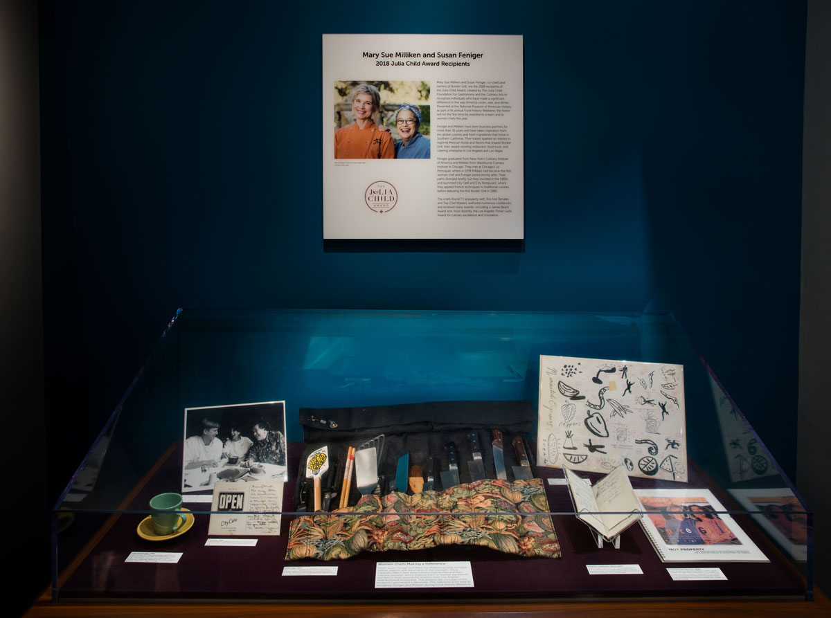 Feniger & Milliken's Julia Child Display