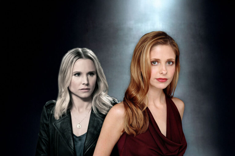 Kristen Bell from "Veronica Mars" and Sarah Michelle Gellar from "Buffy The Vampire Slayer" (Photo illustration by Salon/Getty Images/Hulu)