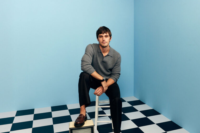 Antoni Porowski of "No Taste Like Home with Antoni Porowski" sits for a portrait during the 13th SCAD TVfest at Four Seasons Hotel Atlanta on February 07, 2025 in Atlanta, Georgia. (Robby Klein/Getty Images for SCAD)