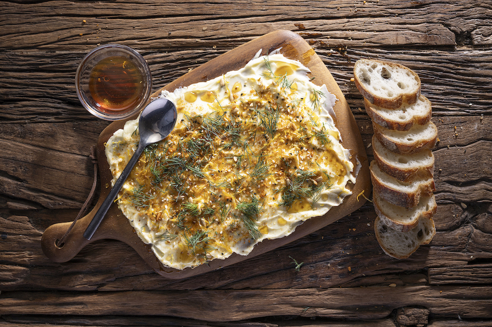 Butter board with dukkah and fresh bread (Getty Images / Jenner Images)