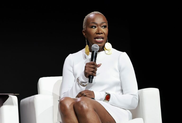 Joy Reid speaks during the 2024 ESSENCE Festival Of Culture™ Presented By Coca-Cola® at Ernest N. Morial Convention Center on July 07, 2024, in New Orleans, Louisiana. (Arturo Holmes/Getty Images for ESSENCE)
