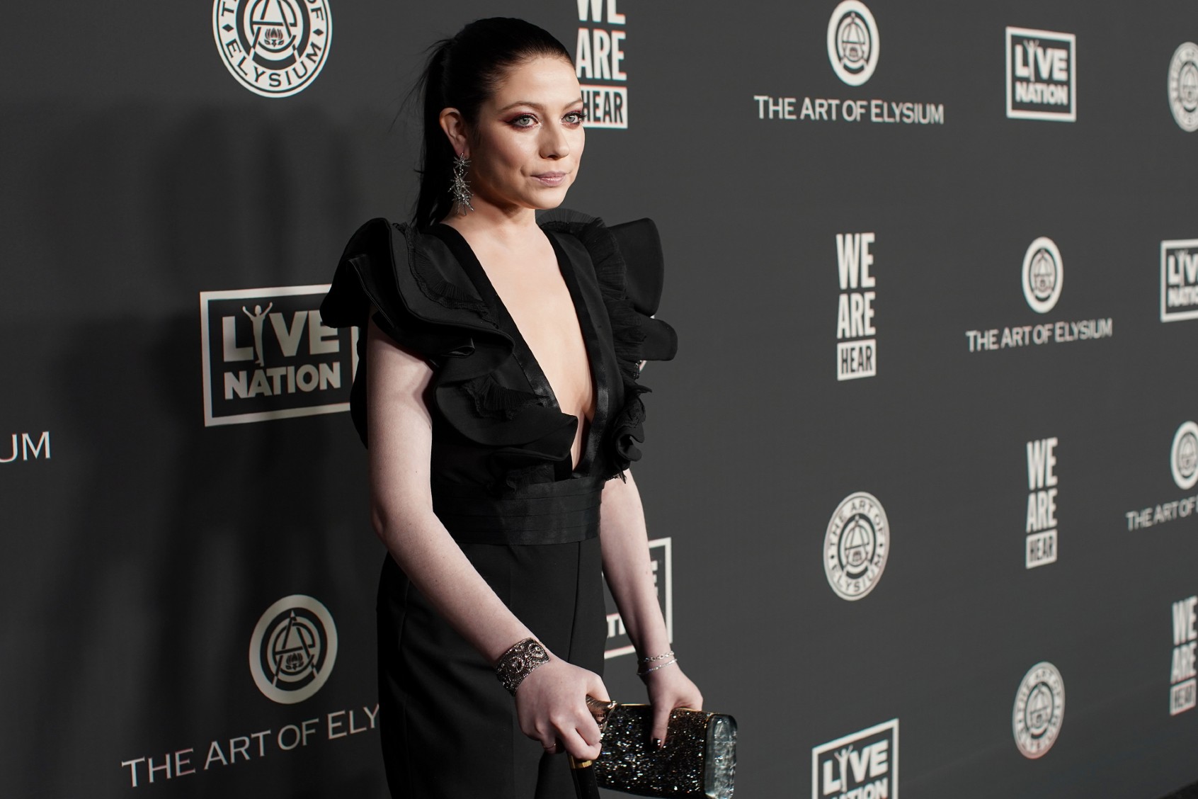 Michelle Trachtenberg attends The Art Of Elysium's 13th Annual Celebration - Heaven at Hollywood Palladium on January 04, 2020 in Los Angeles, California. (Randy Shropshire/Getty Images for The Art of Elysium)