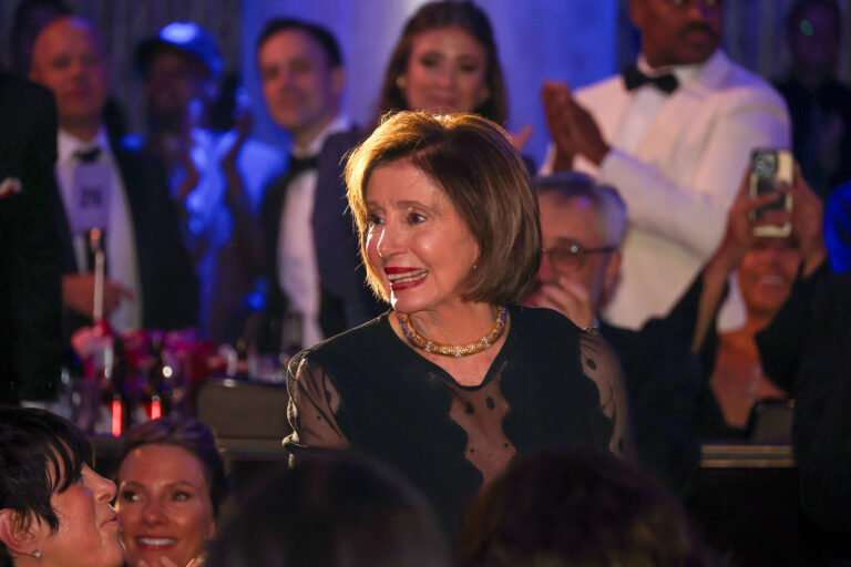 Nancy Pelosi attends the 67th GRAMMY Awards Pre-GRAMMY Gala & GRAMMY Salute to Industry Icons Honoring Jody Gerson on February 01, 2025 in Los Angeles, California. (Johnny Nunez/Getty Images for The Recording Academy)