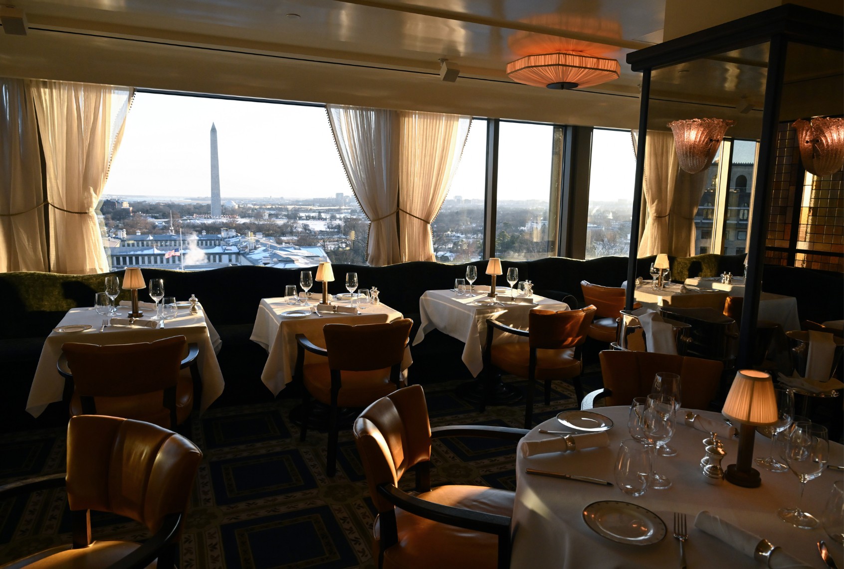 Founders dining room is seen at Ned's Club Washington, DC on Wednesday January 15, 2025. There are other locations in New York, London and Doha. (Matt McClain/The Washington Post via Getty Images)