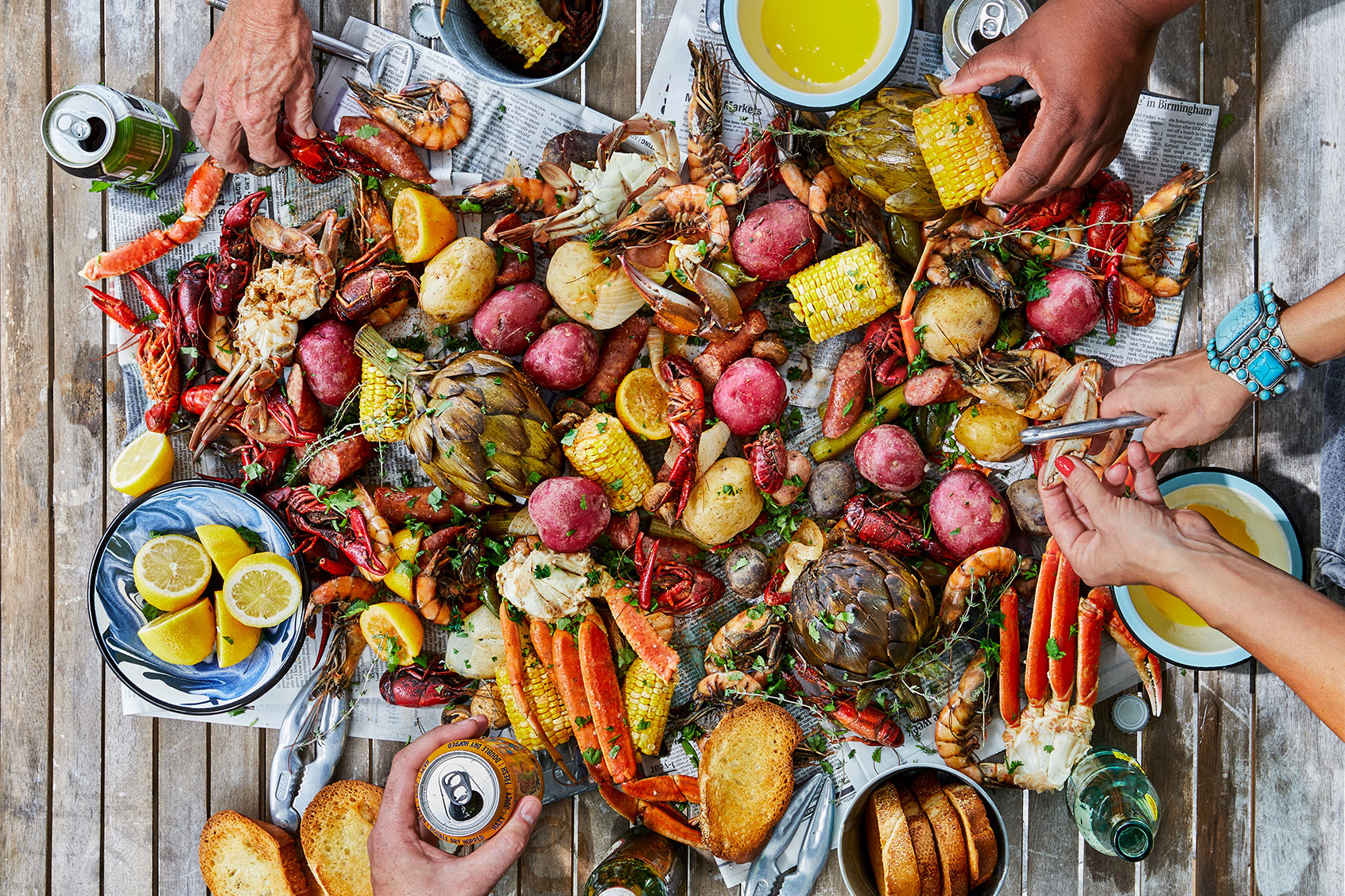 All Day Bashes - Seafood Spread (Photo by Antonis Achilleos)