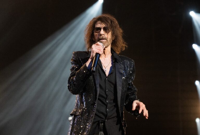 Singer Peter Wolf, founding member of The J. Geils Band, performs onstage during the Jim Irsay Collection Exhibit and Concert at Shrine Auditorium and Expo Hall on January 11, 2024, in Los Angeles, California. (Scott Dudelson/Getty Images)