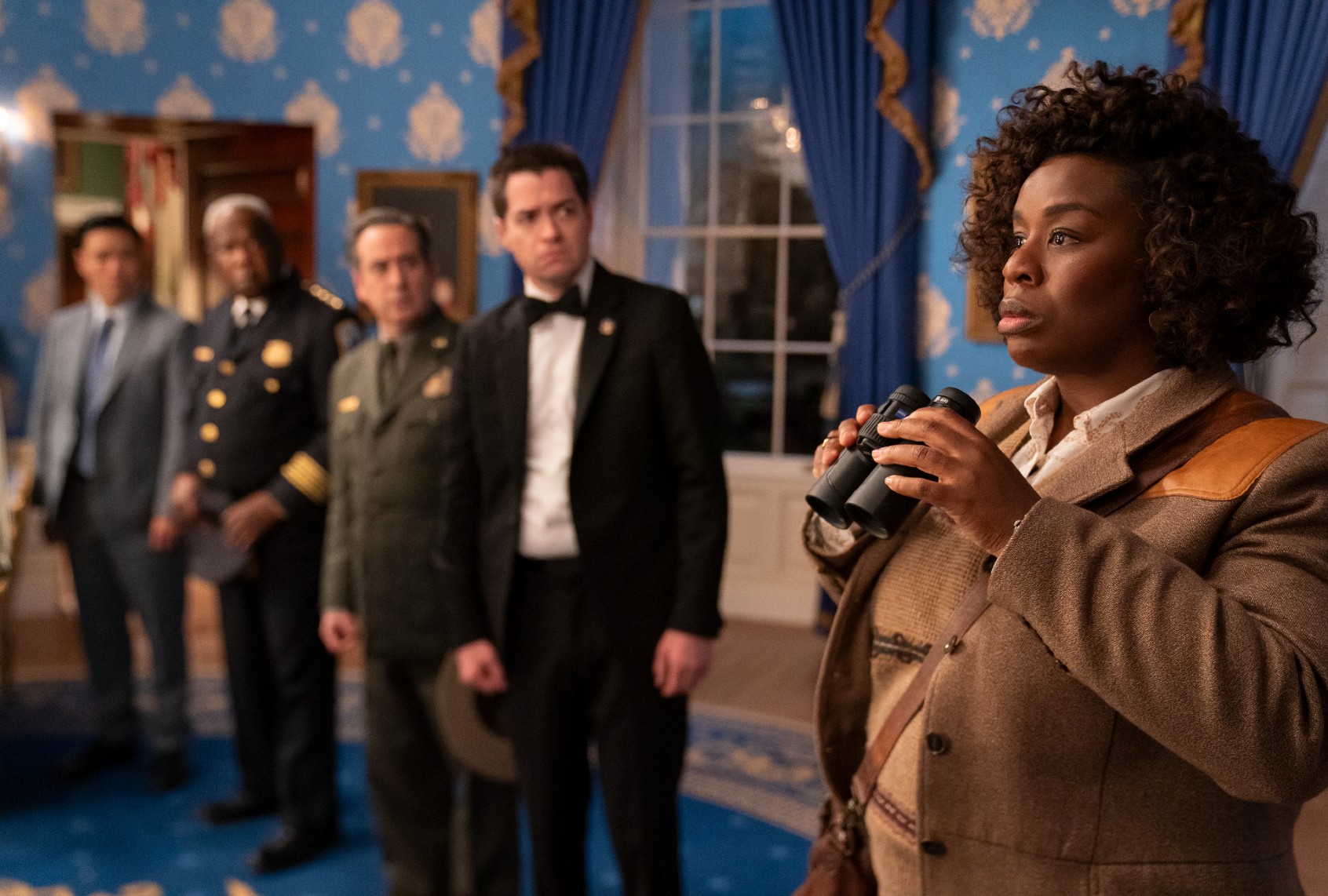 Uzo Aduba as Cordelia Cupp in "The Residence" (Jessica Brooks/Netflix)