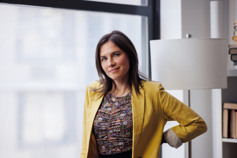 Amanda Knox at Salon's New York studio (Salon)