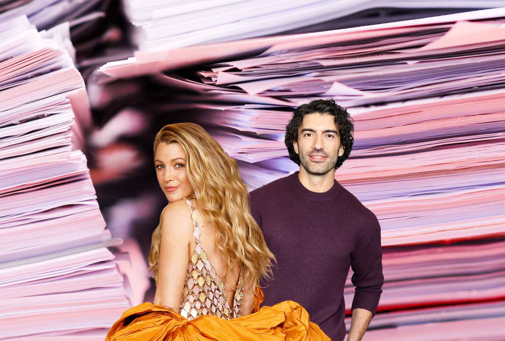 Actors Blake Lively (left) and Justin Baldoni (right) (Photo Illustration by Salon / Getty Images / Variety via Getty Images/ Araya Doheny /  Taylor Hill / Ernesto r. Ageitos)