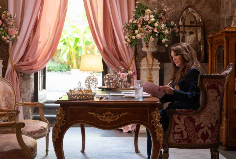 Lisa Vanderpump in "Vanderpump Villa" (Disney/Andrea Miconi)