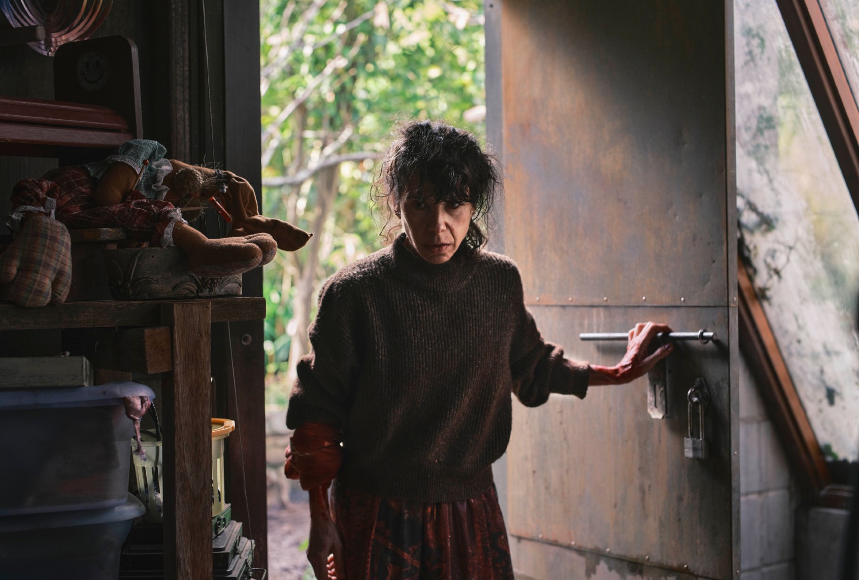 Sally Hawkins in "Bring Her Back" (Ingvar Kenne/A24)