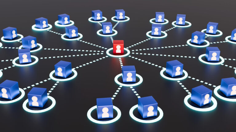 MLM network marketing chart structure (Getty Images/Love Employee)
