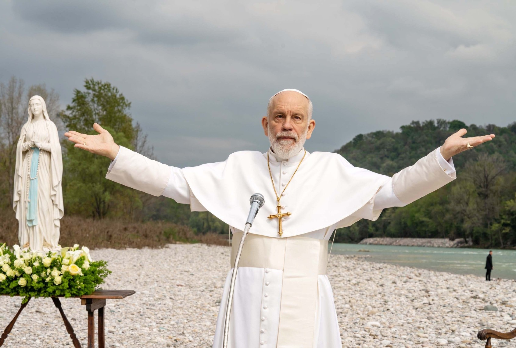 John Malkovich in "The New Pope" (Gianni Fiorito/HBO)