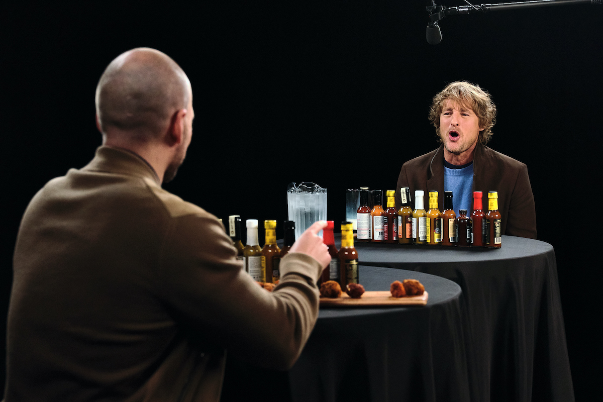 Owen Wilson on "Hot Ones"