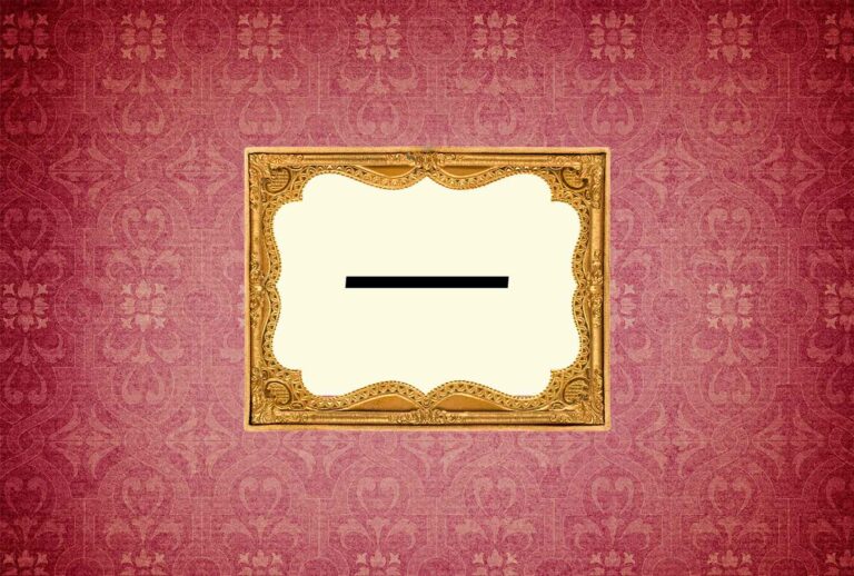 An em dash in a gold frame. (Photo illustration by Salon / Getty Images /fotograzia/PATSTOCK)