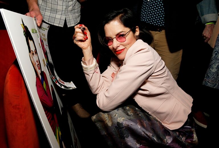Parker Posey attends the "Party Girl" movie re-release party on April 27, 2023, in New York City. (Dominik Bindl/Getty Images)
