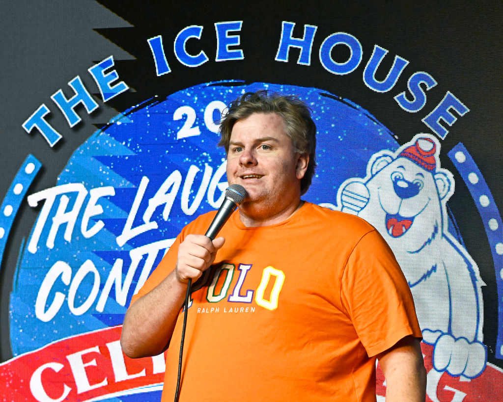Comedian Tim Dillon performs at The Ice House Comedy Club on August 05, 2023 in Pasadena, California (Michael S. Schwartz/Getty Images)