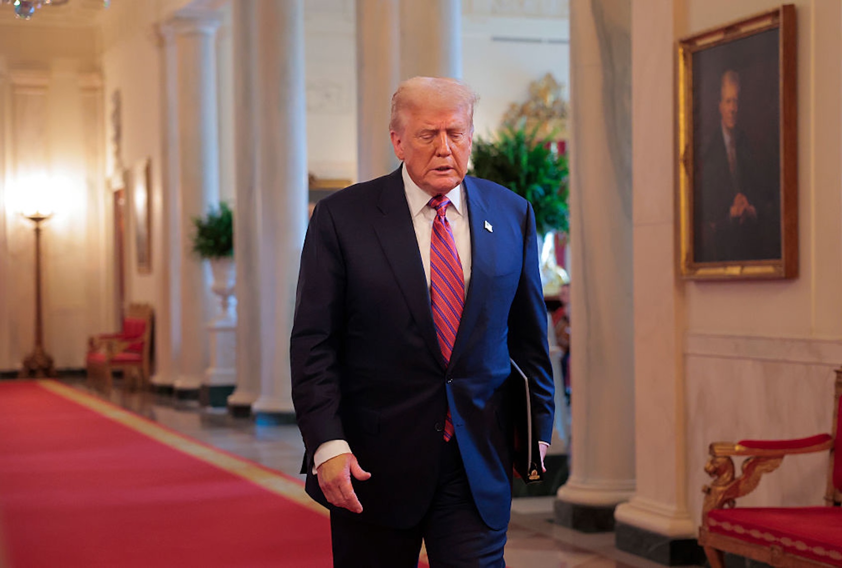 President Donald Trump at the White House (Anna Moneymaker/Getty Images)