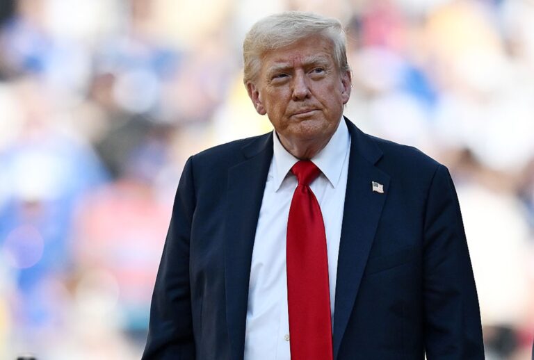 President Donald Trump at the 2025 FIFA World Cup on July 13, 2025 (Image Photo Agency/Getty Images)