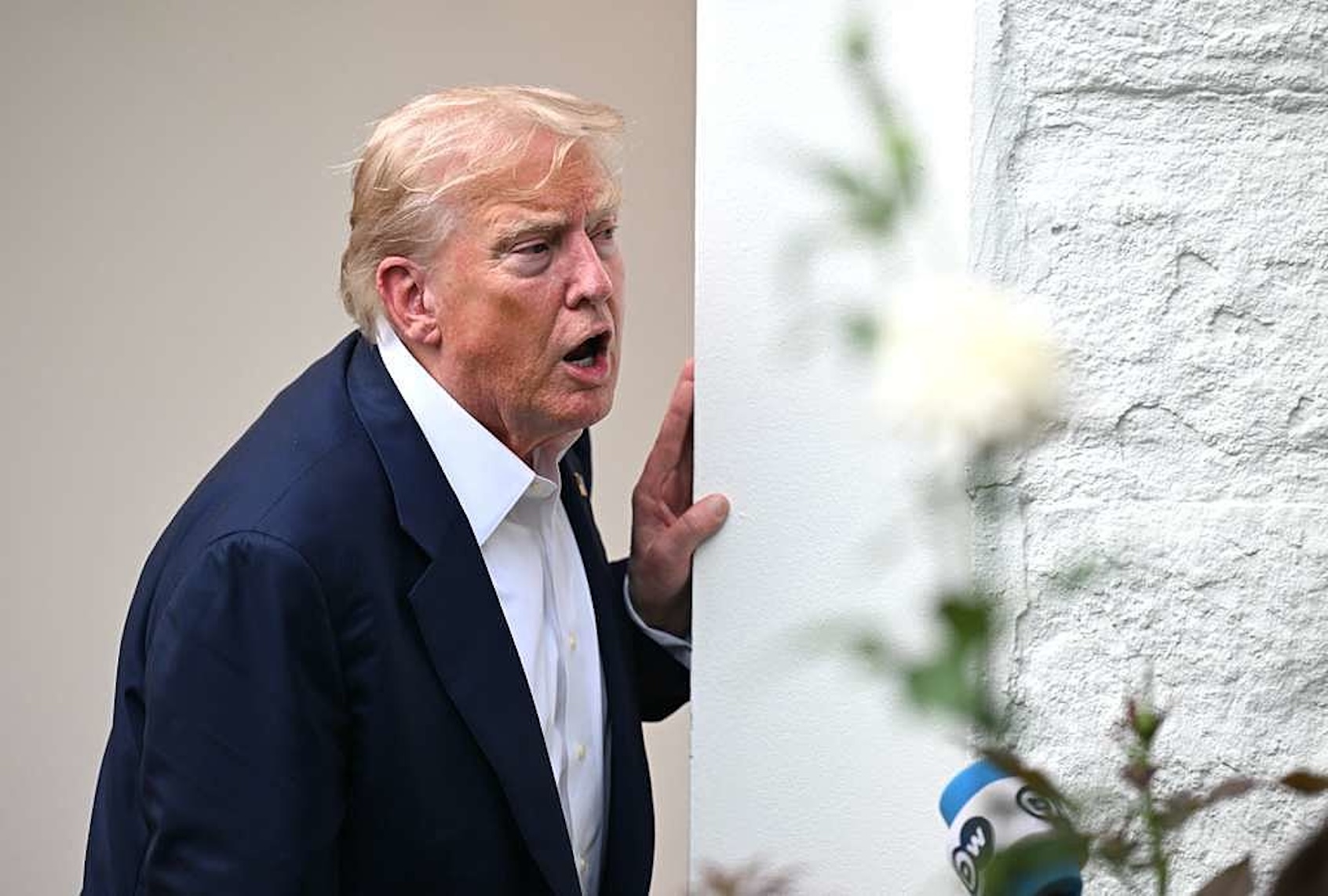 President Donald Trump speaks to members of the media at the White House on July 29, 2025. (Fatih Aktas /Anadolu via Getty Images)