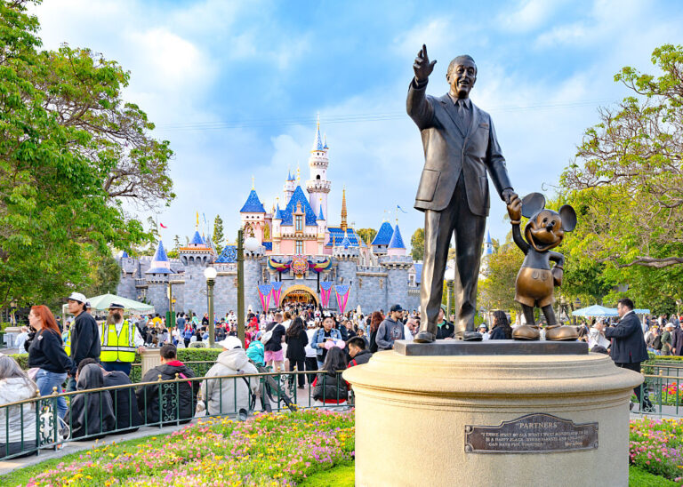 JD Vance and family vacation at Disneyland amid protests, ICE raids and a recent federal block of ICE tactics. (AaronP/Bauer-Griffin / Contributor / Getty Images)