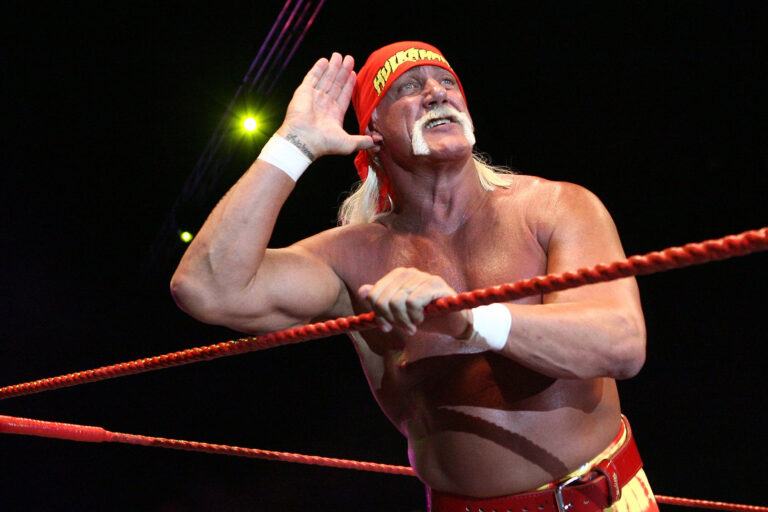 Hulk Hogan during his Hulkamania Tour in 2009. (Photo by Paul Kane/Getty Images)