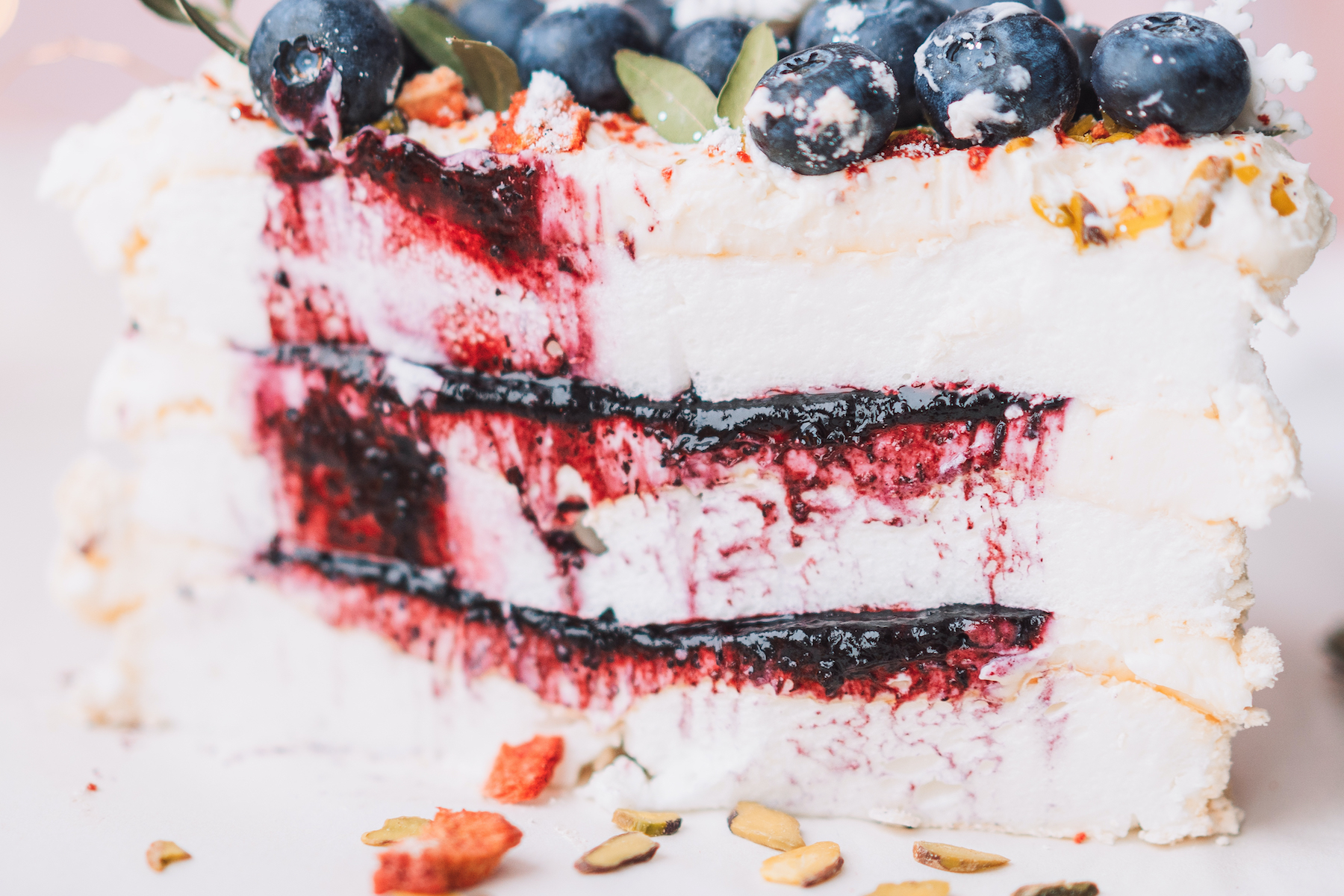 Icebox cake with layers of berry jam (Anastassiya Bezhekeneva / Getty Images)