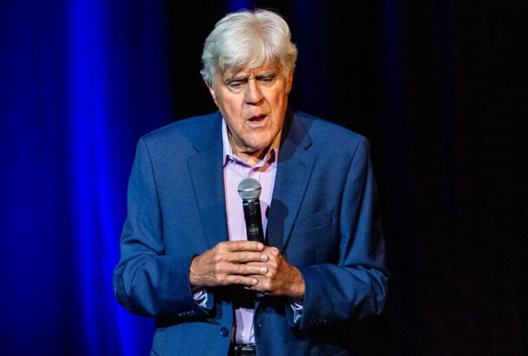 Jay Leno performs at the Orpheum Theatre on May 08, 2025 in Wichita, Kansas. (Gary Miller/Getty Images)